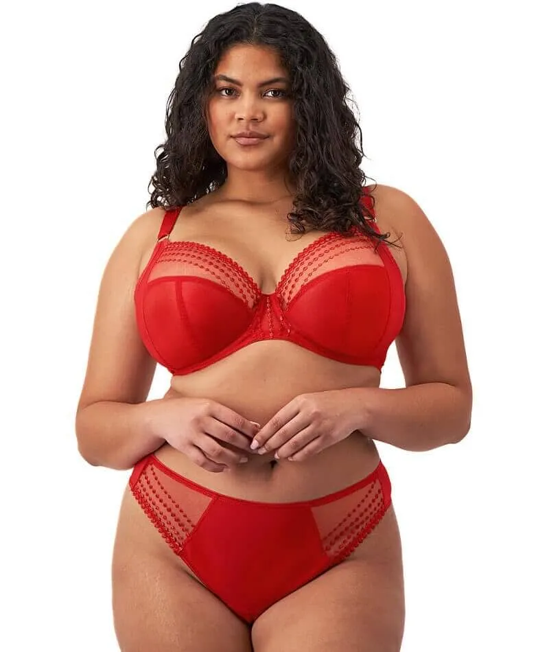 Elomi Matilda Underwired Plunge Bra - Haute Red