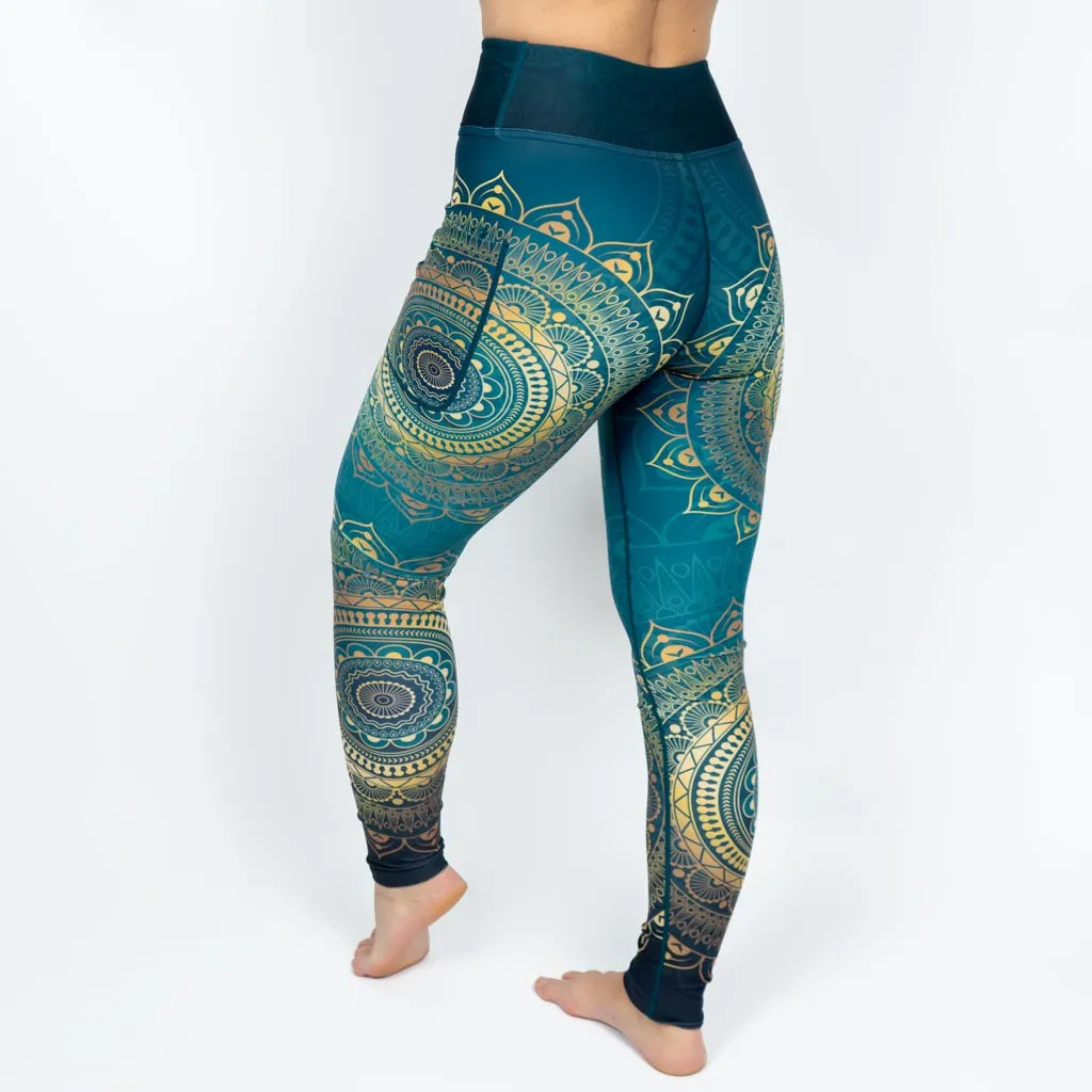 Emerald Mandala Leggings