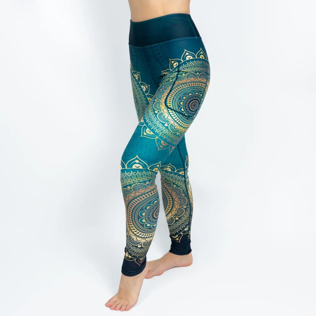 Emerald Mandala Leggings