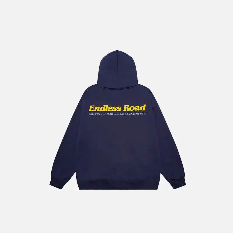 Endless Road Y2K Hoodie for Stylish Streetwear Comfort