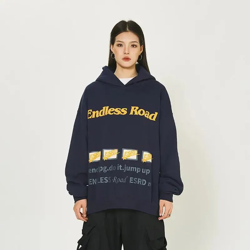 Endless Road Y2K Hoodie for Stylish Streetwear Comfort