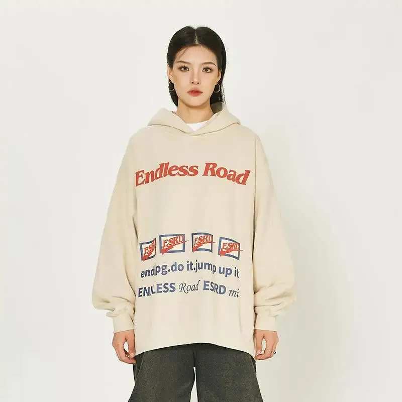Endless Road Y2K Hoodie for Stylish Streetwear Comfort