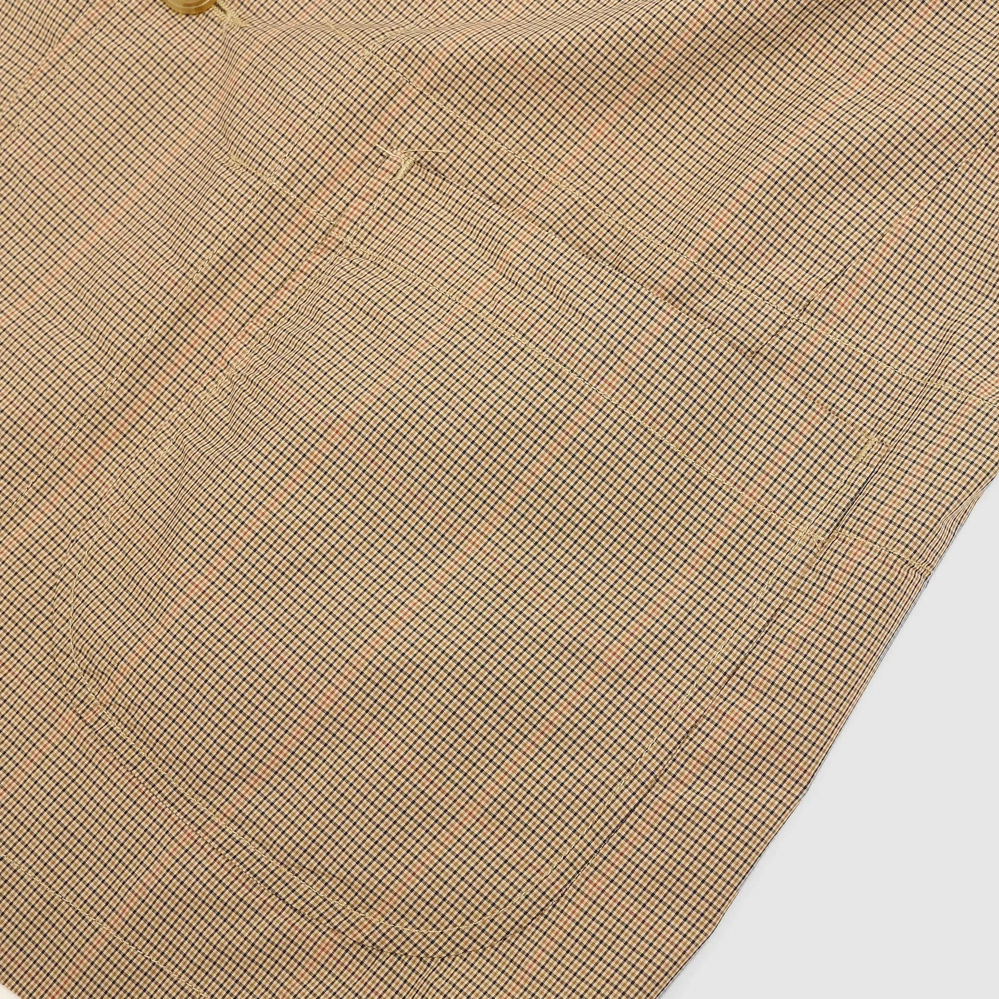 Engineered Garments Mini Tattersall Blazer Jacket Khaki