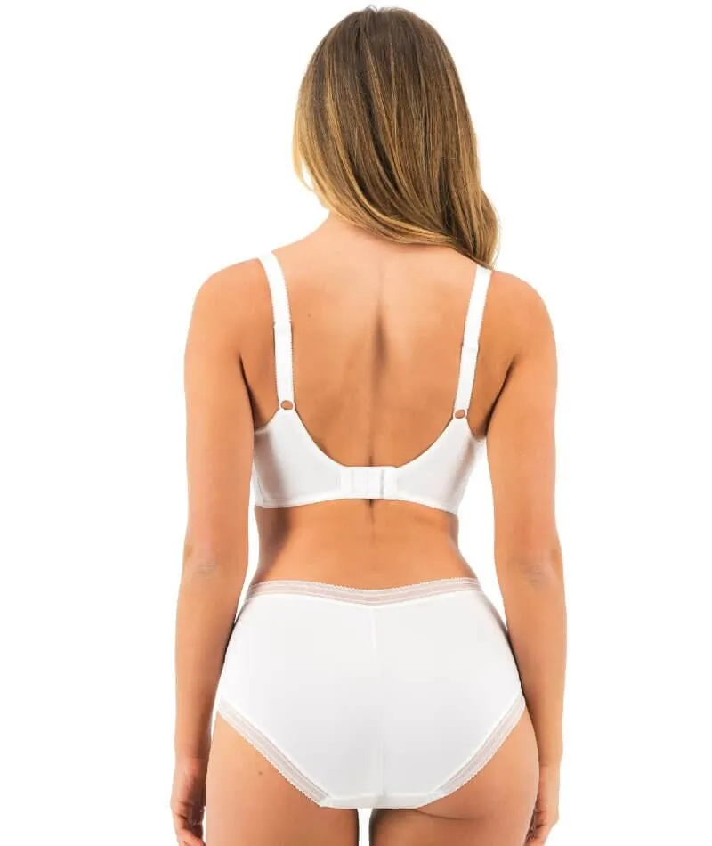 Fantasie Fusion Lace Underwire Full Cup Side Support Bra - White