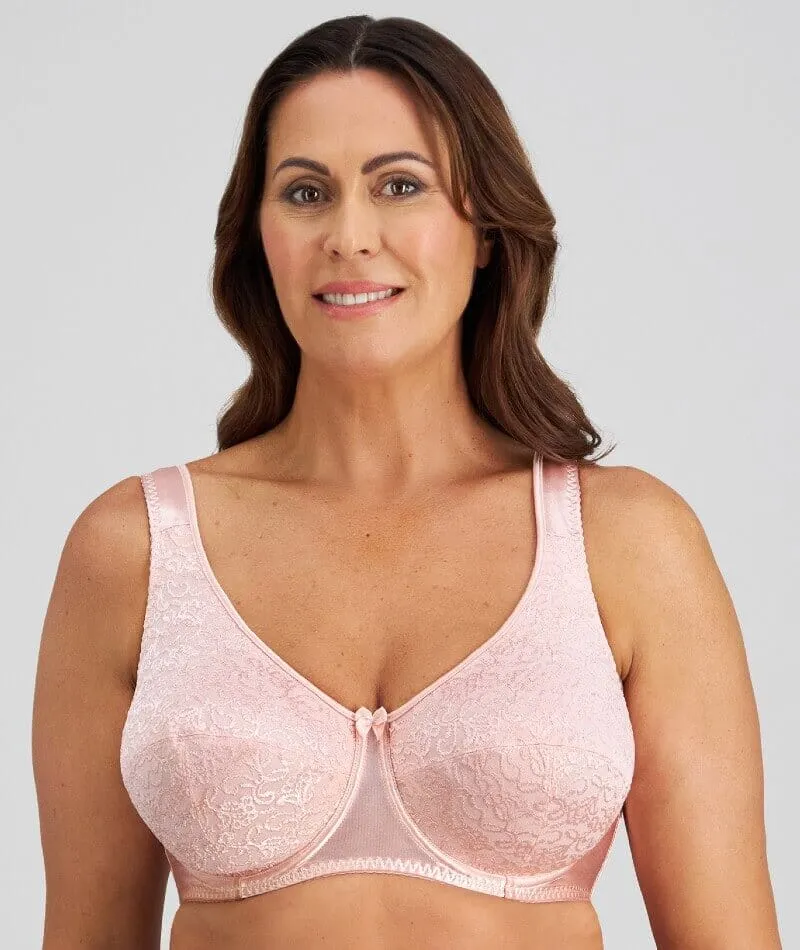Fayreform Charlotte Underwire Bra - Silver Pink