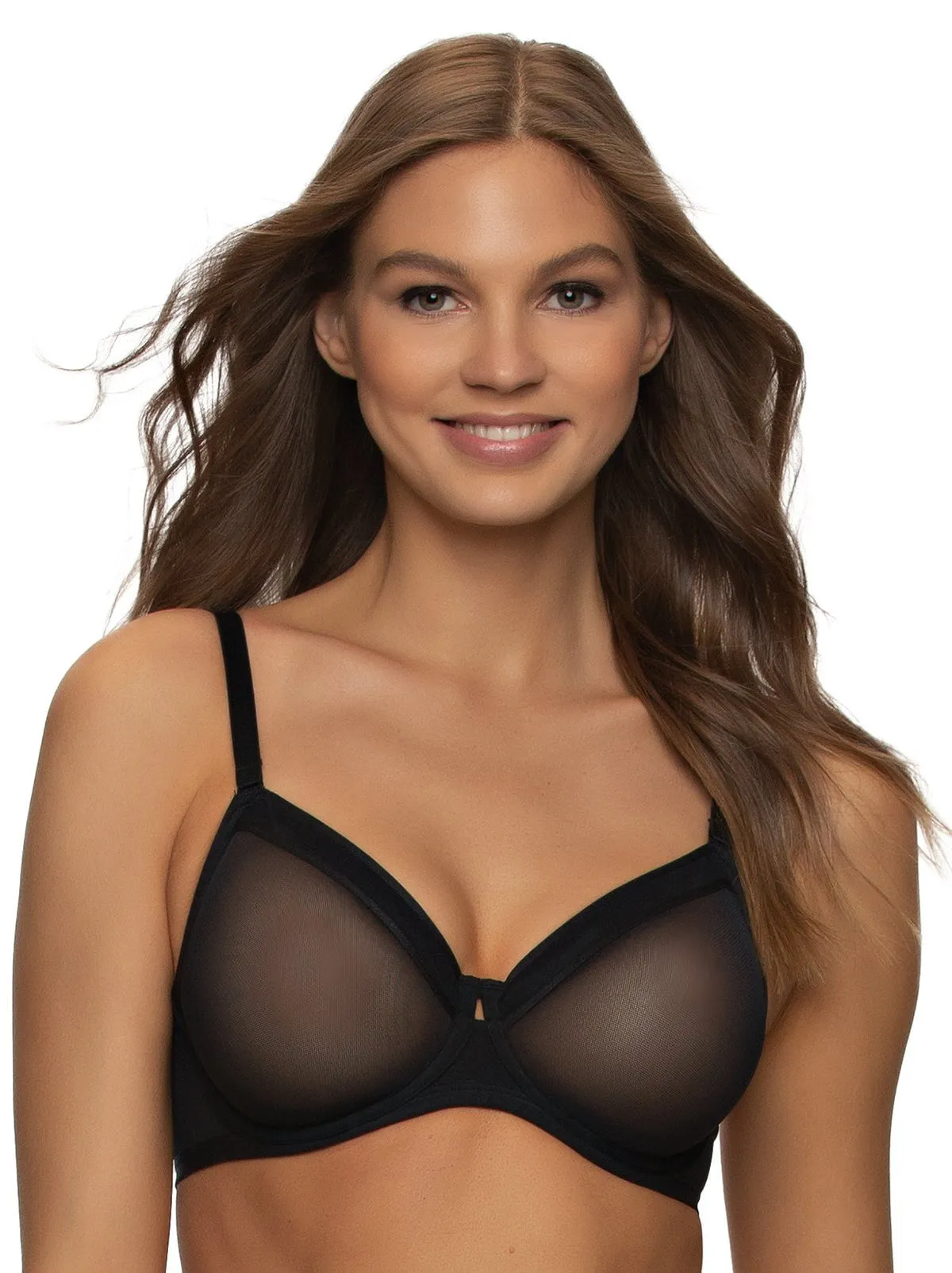 Felina Ethereal Sheer Mesh Unlined Underwire Bra