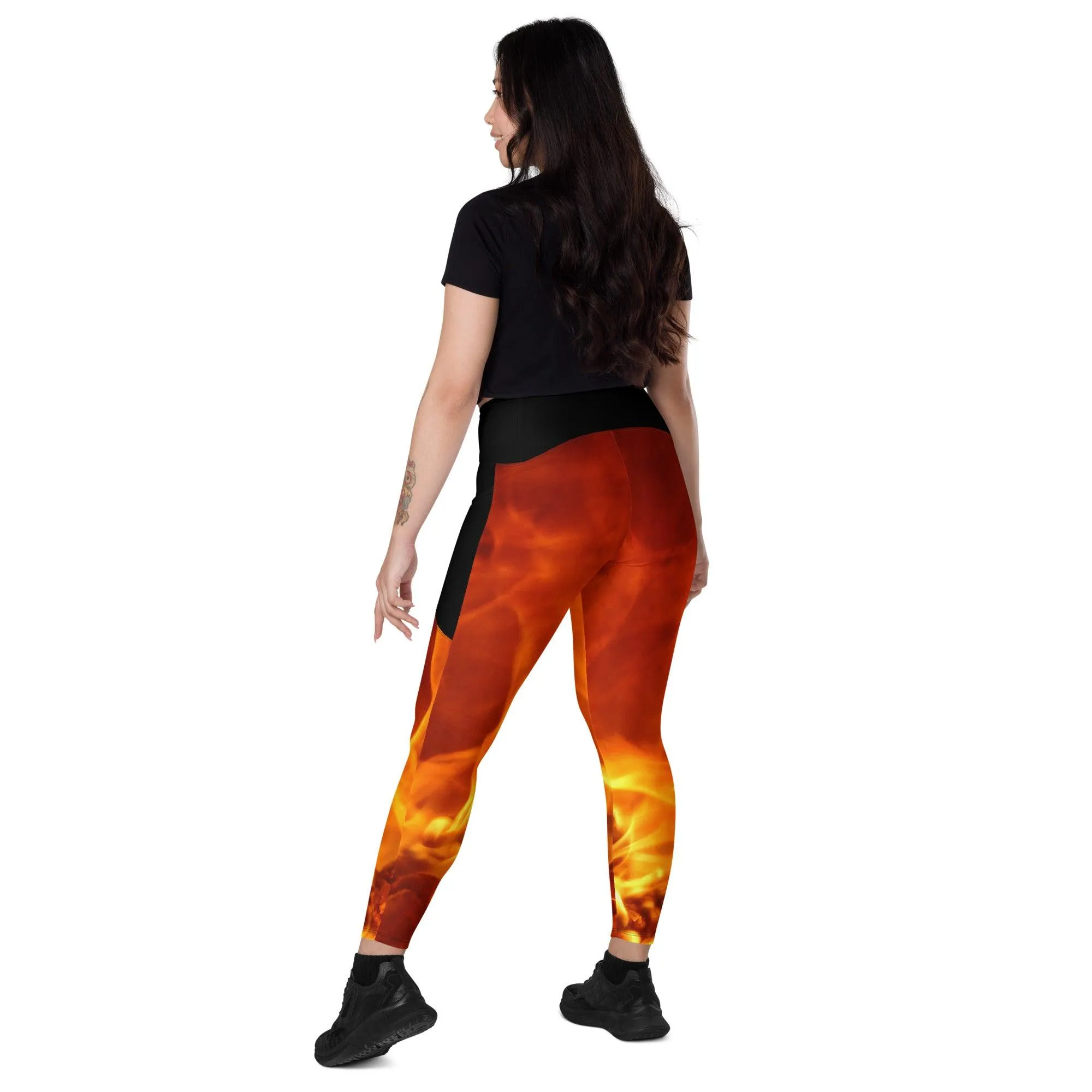 Flame Leggings W/pockets