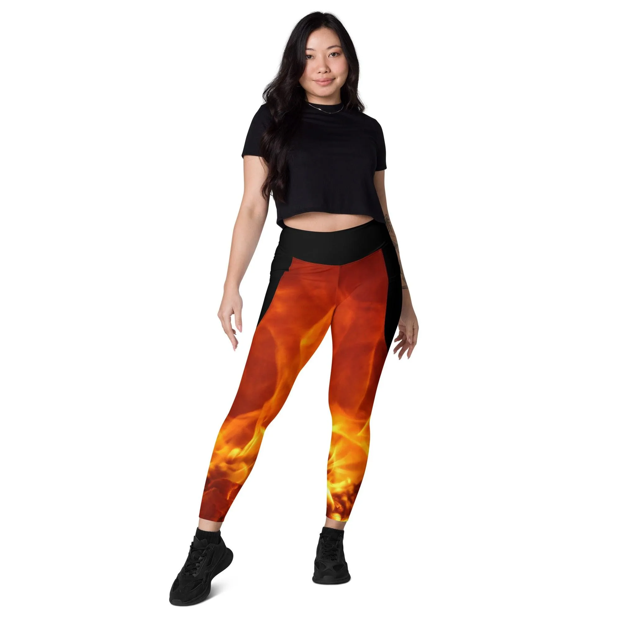 Flame Leggings W/pockets