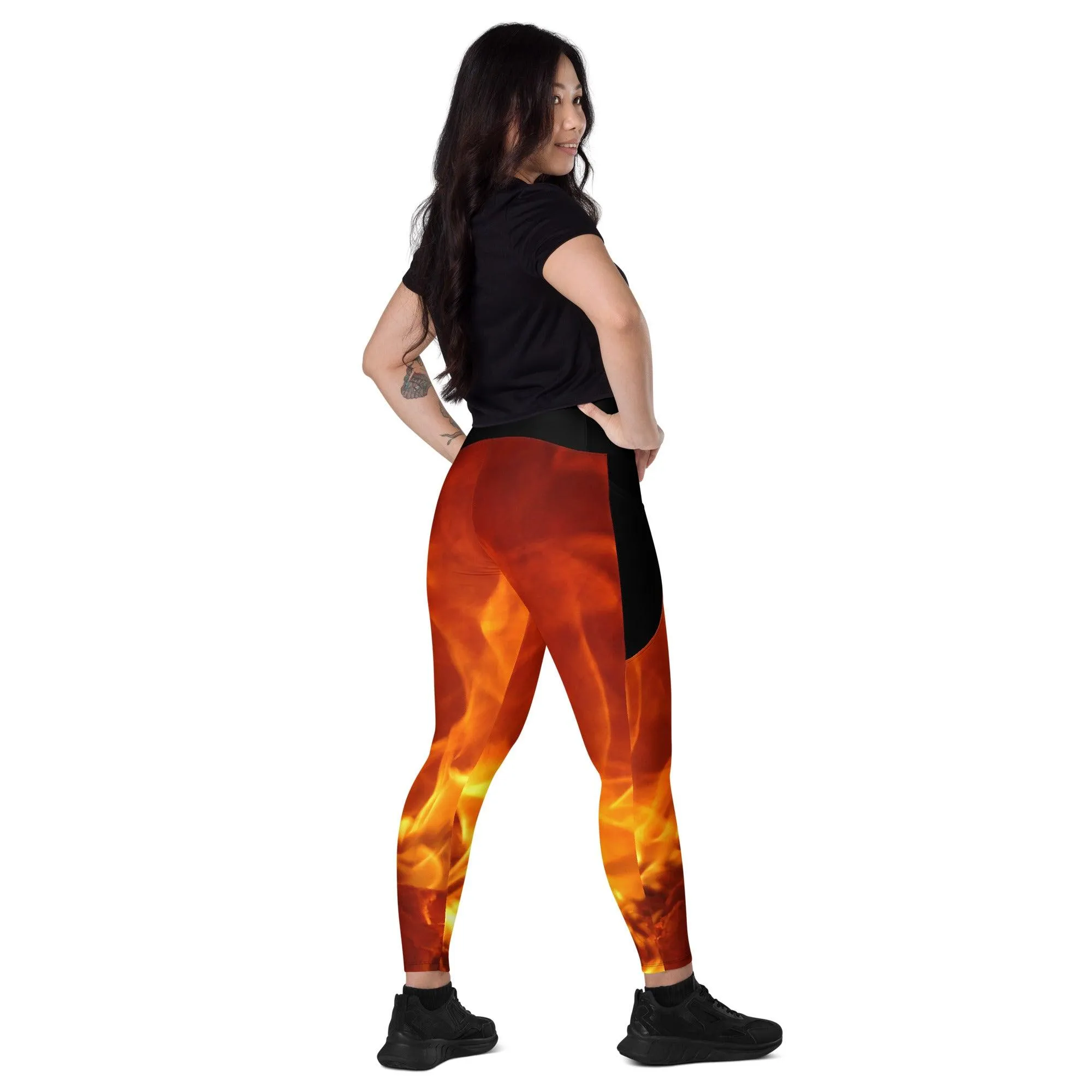Flame Leggings W/pockets