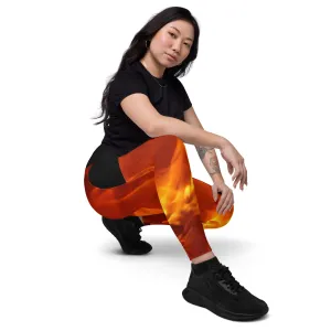 Flame Leggings W/pockets
