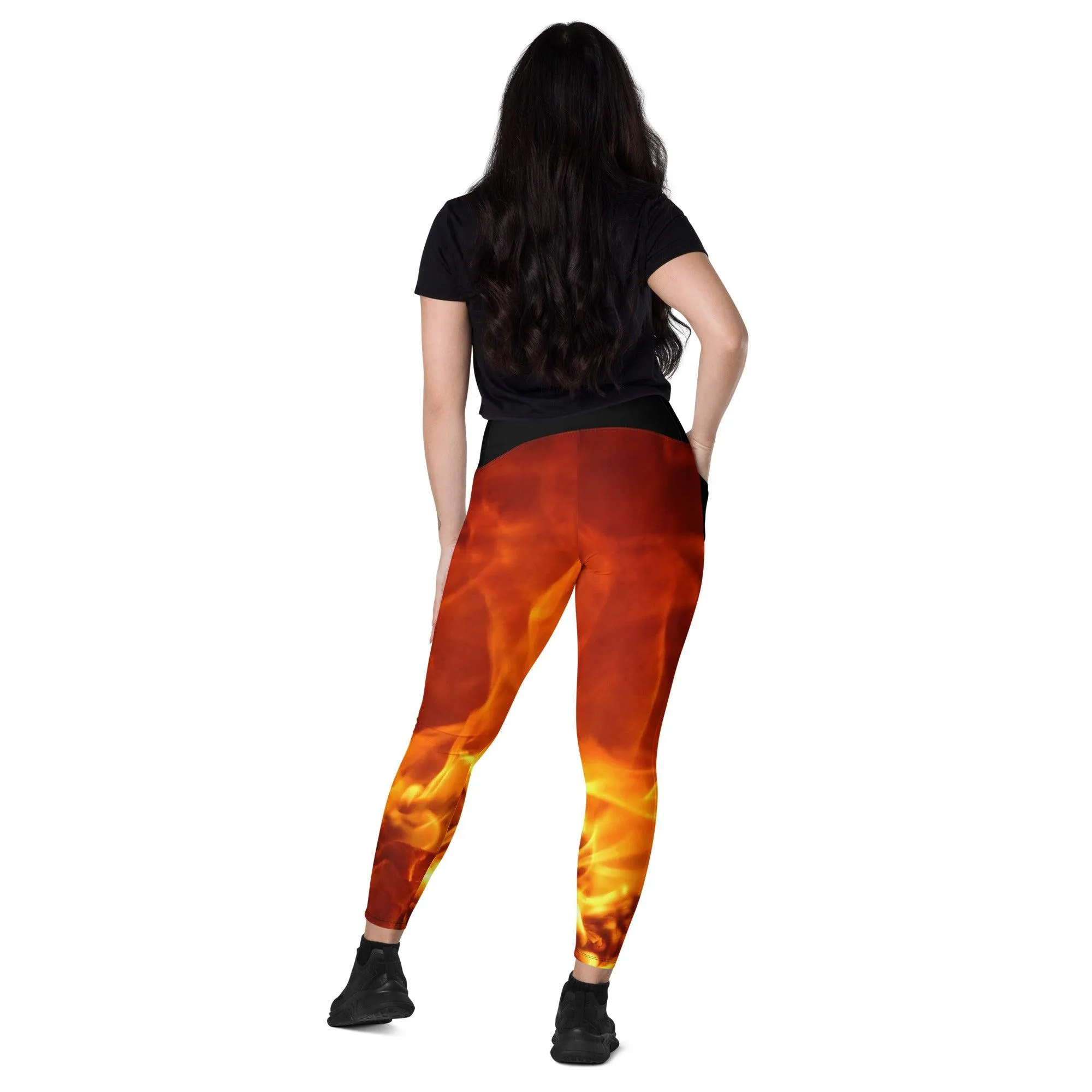 Flame Leggings W/pockets