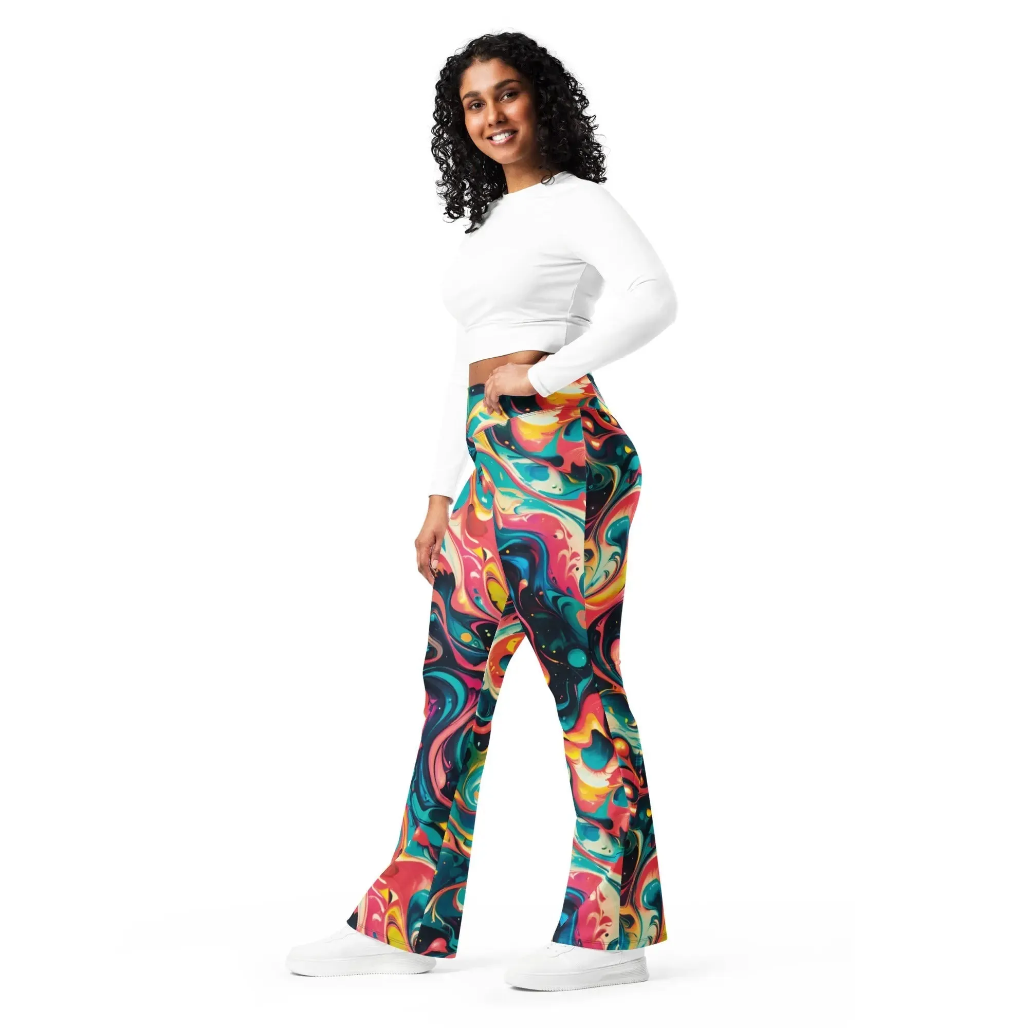 Flare Leggings Celestial Splash