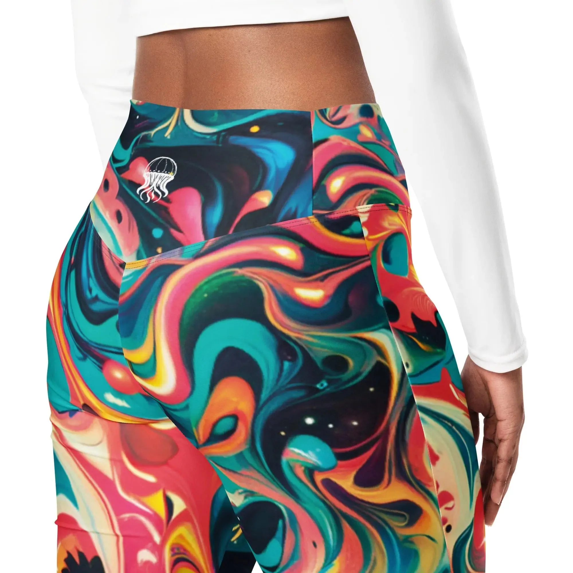 Flare Leggings Celestial Splash