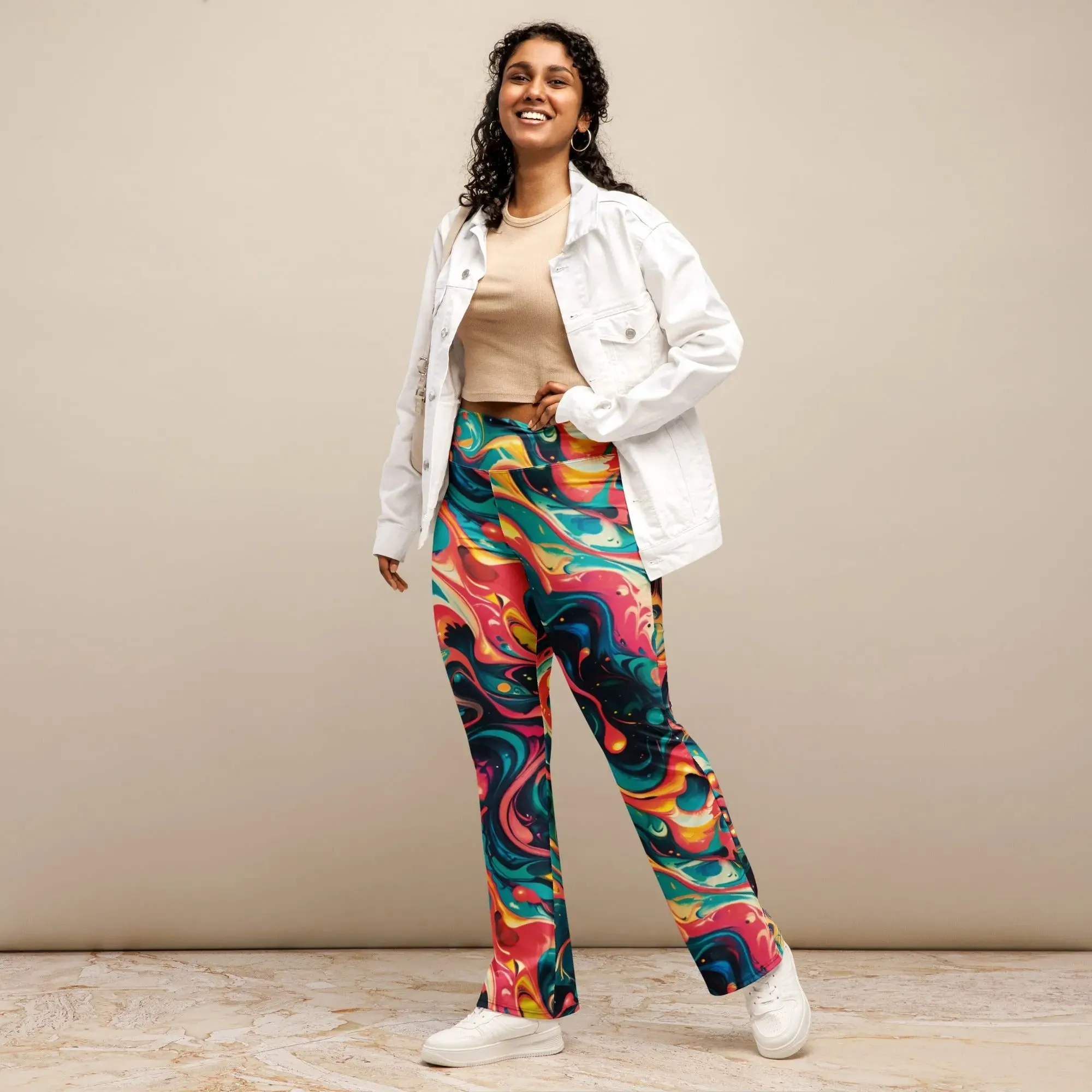 Flare Leggings Celestial Splash