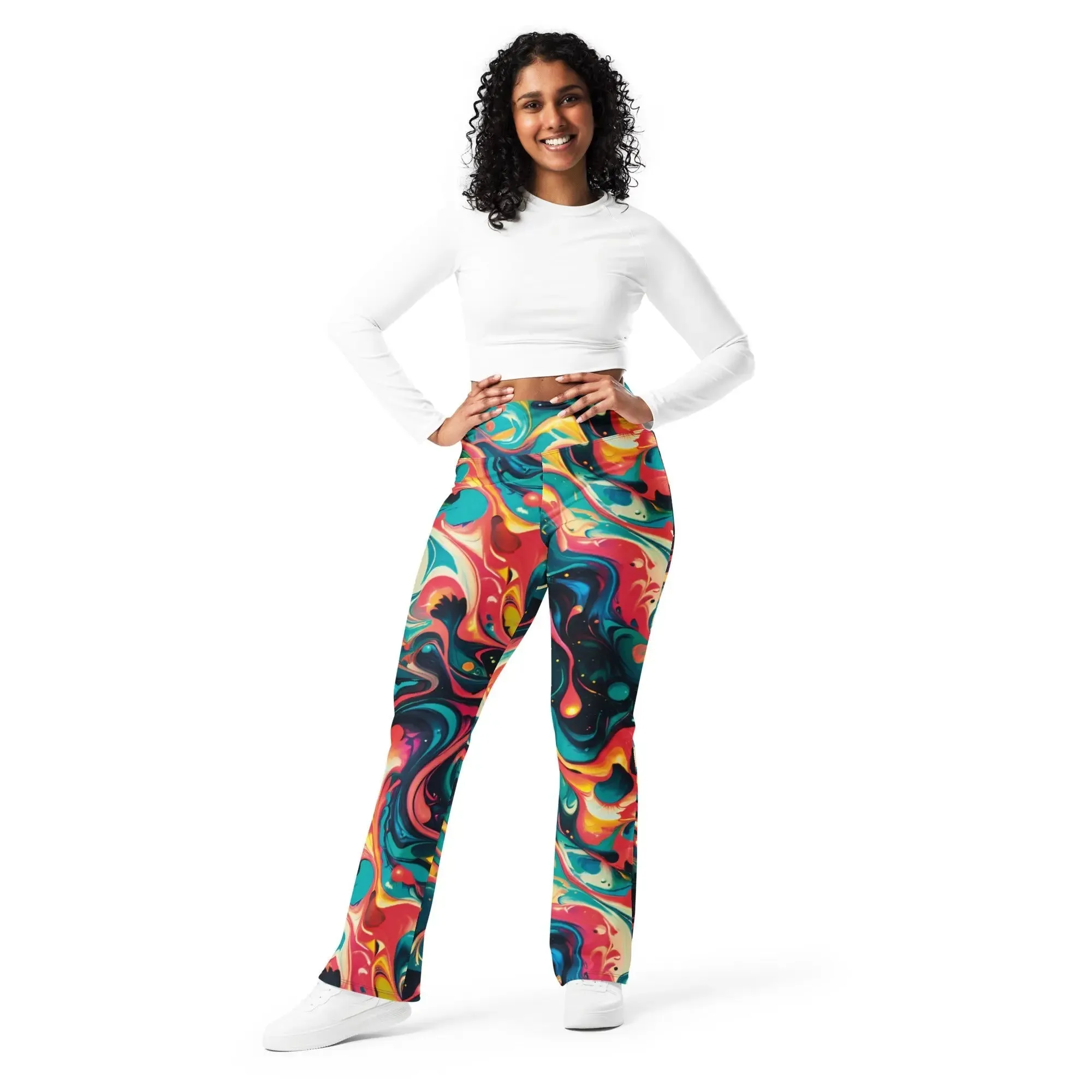 Flare Leggings Celestial Splash