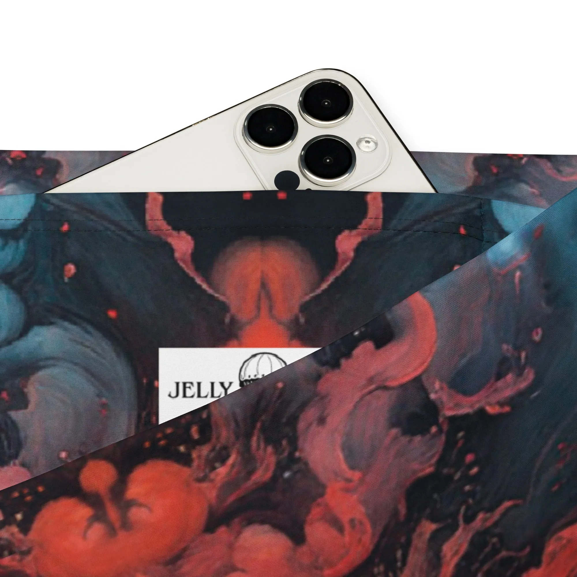 Flare Leggings Ethereal Crimson Flow