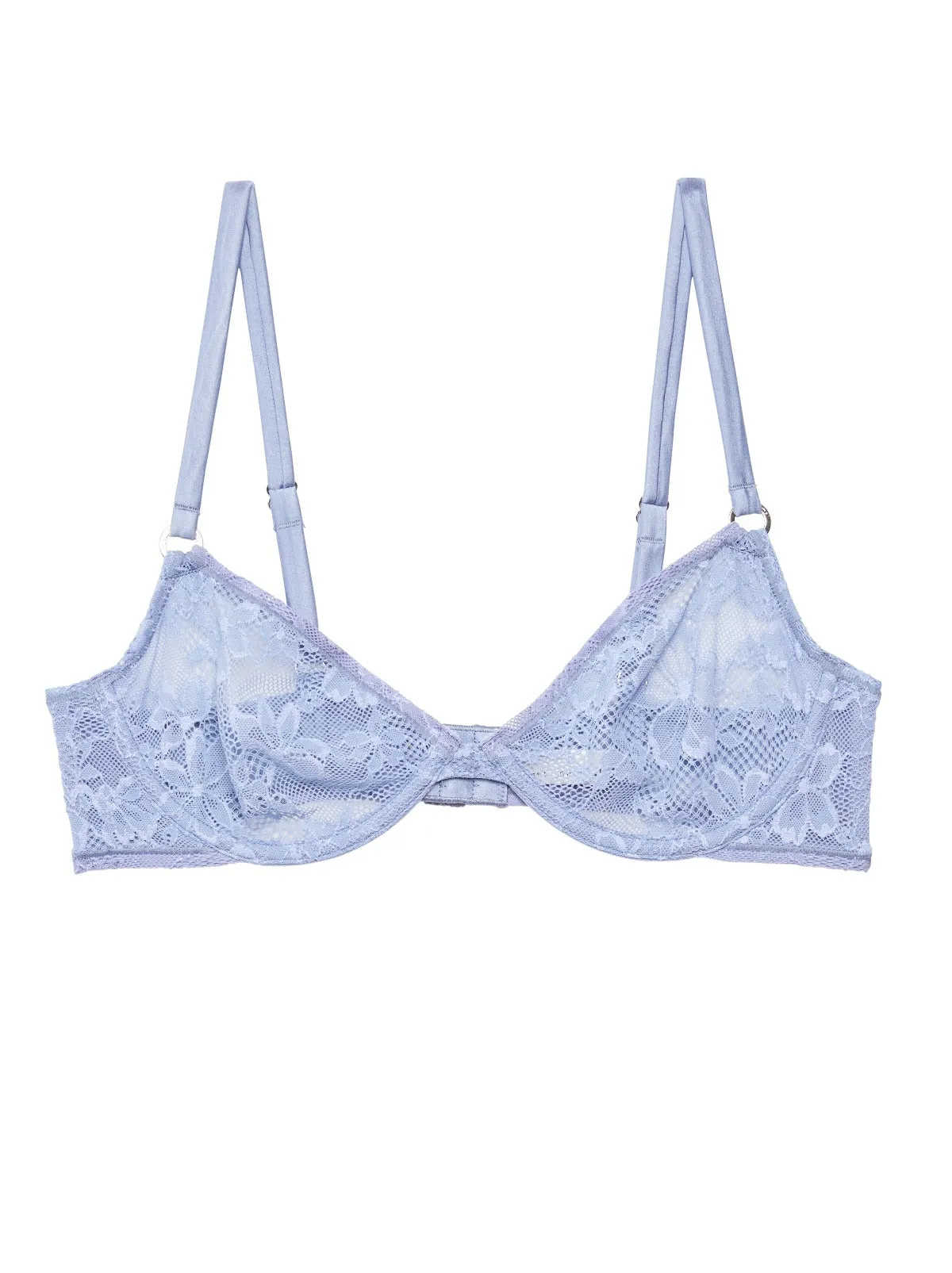 Fleur du Mal: Le Stretch Lace Demi Bra - 32F, 32G, 36DD