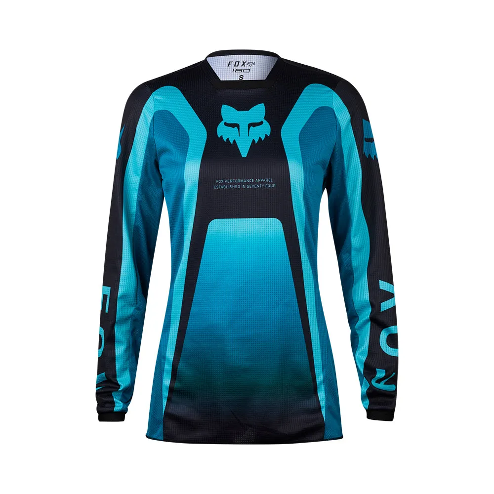 FOX WOMENS 180 BALLAST JERSEY [MAUI BLUE]