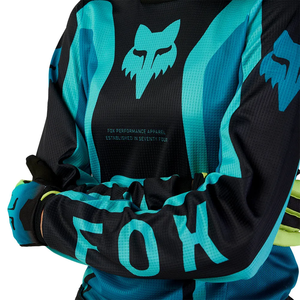 FOX WOMENS 180 BALLAST JERSEY [MAUI BLUE]