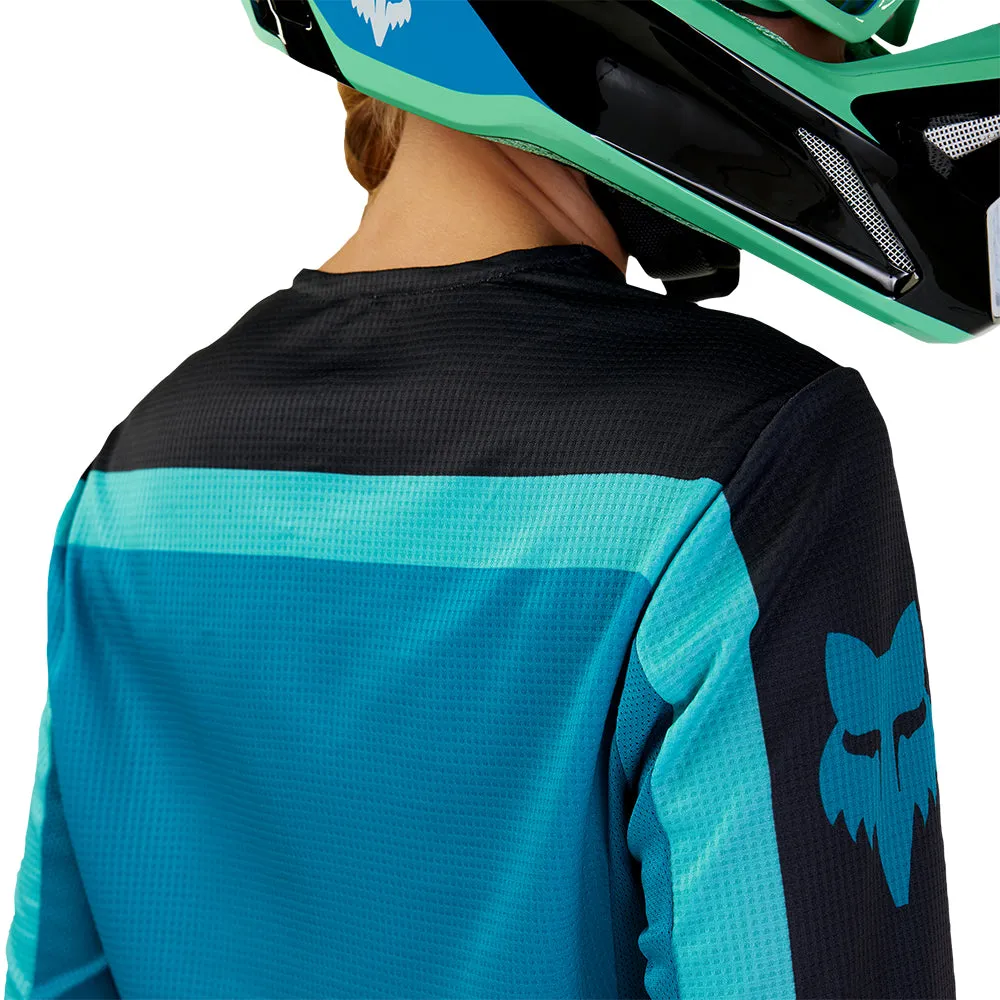 FOX WOMENS 180 BALLAST JERSEY [MAUI BLUE]