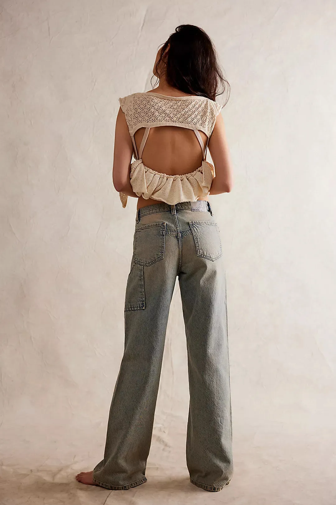 Free People Tinsley Baggy High Rise