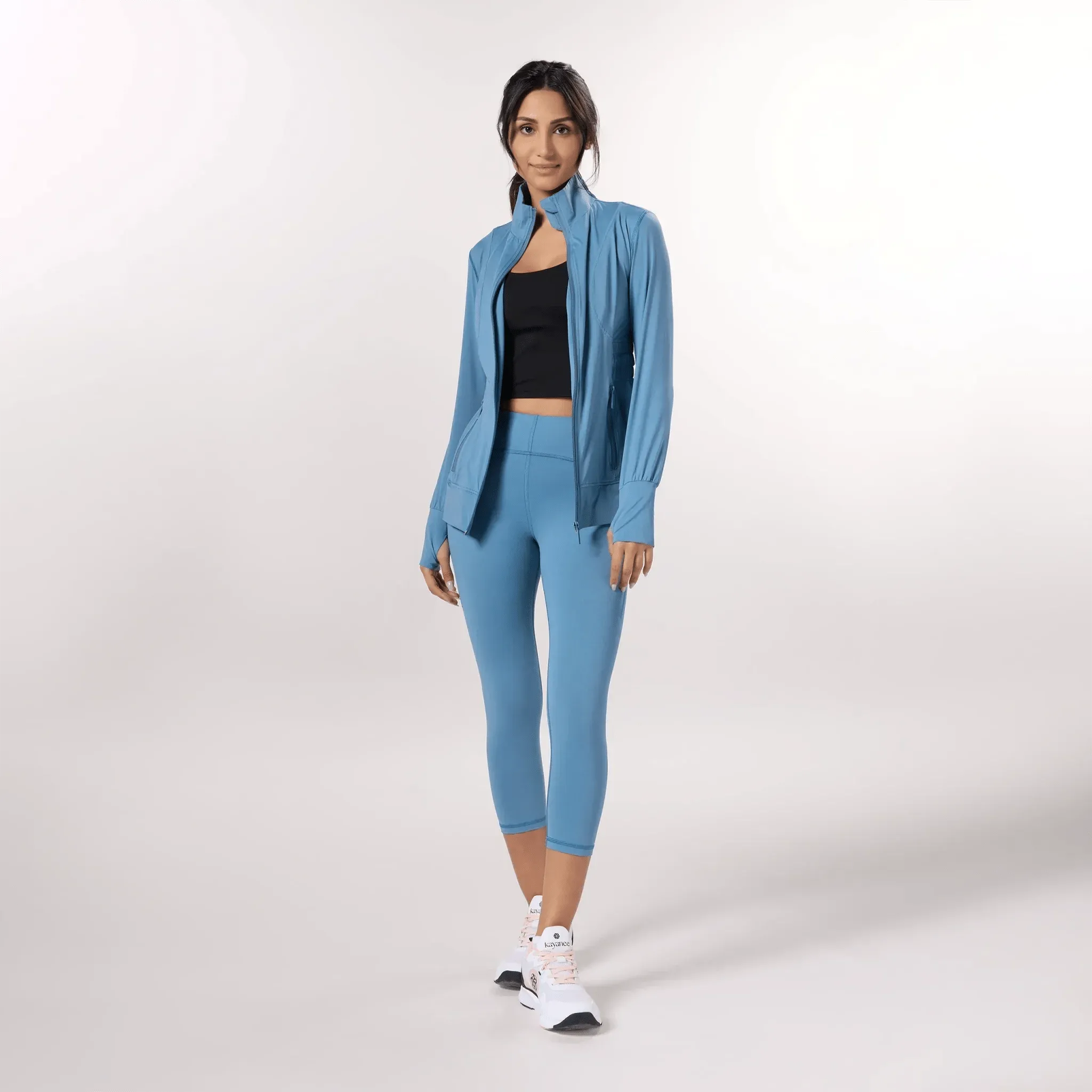 Freestyle Cropped Legging - CORE BLUE