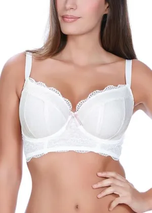 Freya Fancies Underwire Longline Bra - White -