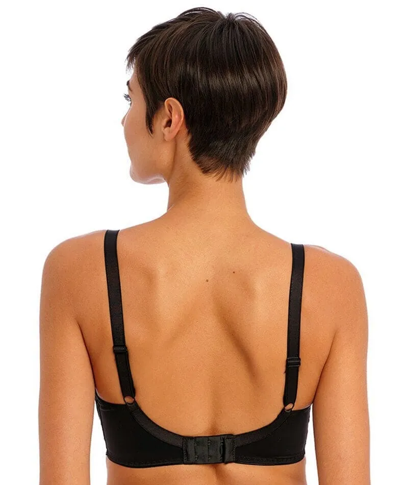Freya Offbeat Underwire Moulded Demi T-shirt Bra - Black