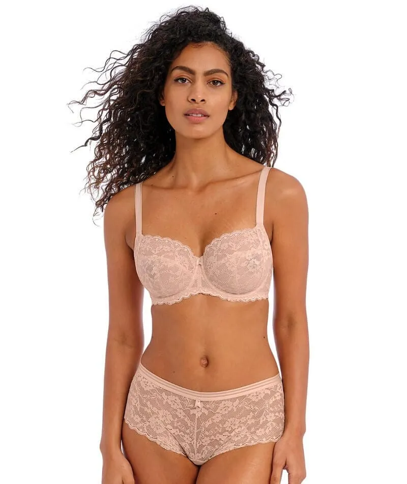 Freya Offbeat Underwired Side Support Bra - Natural Beige