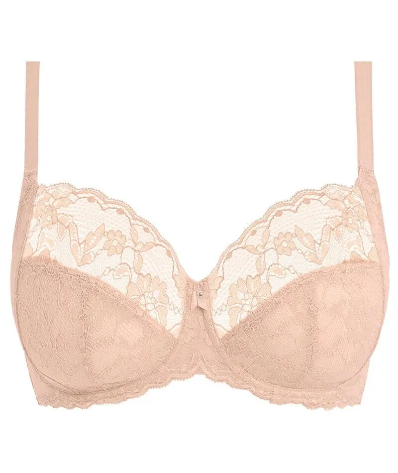 Freya Offbeat Underwired Side Support Bra - Natural Beige