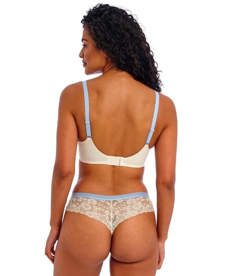 Freya Offbeat Underwired Side Support Bra - Something Blue