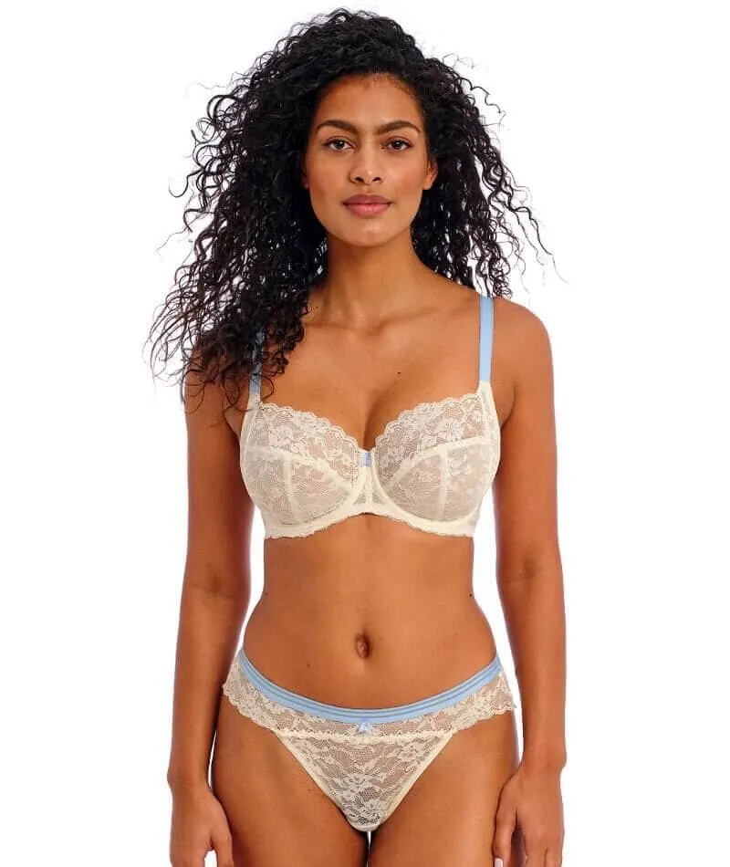 Freya Offbeat Underwired Side Support Bra - Something Blue