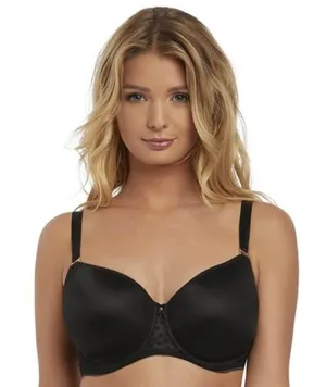 Freya Starlight Underwired Moulded Balcony T-shirt Bra - Black