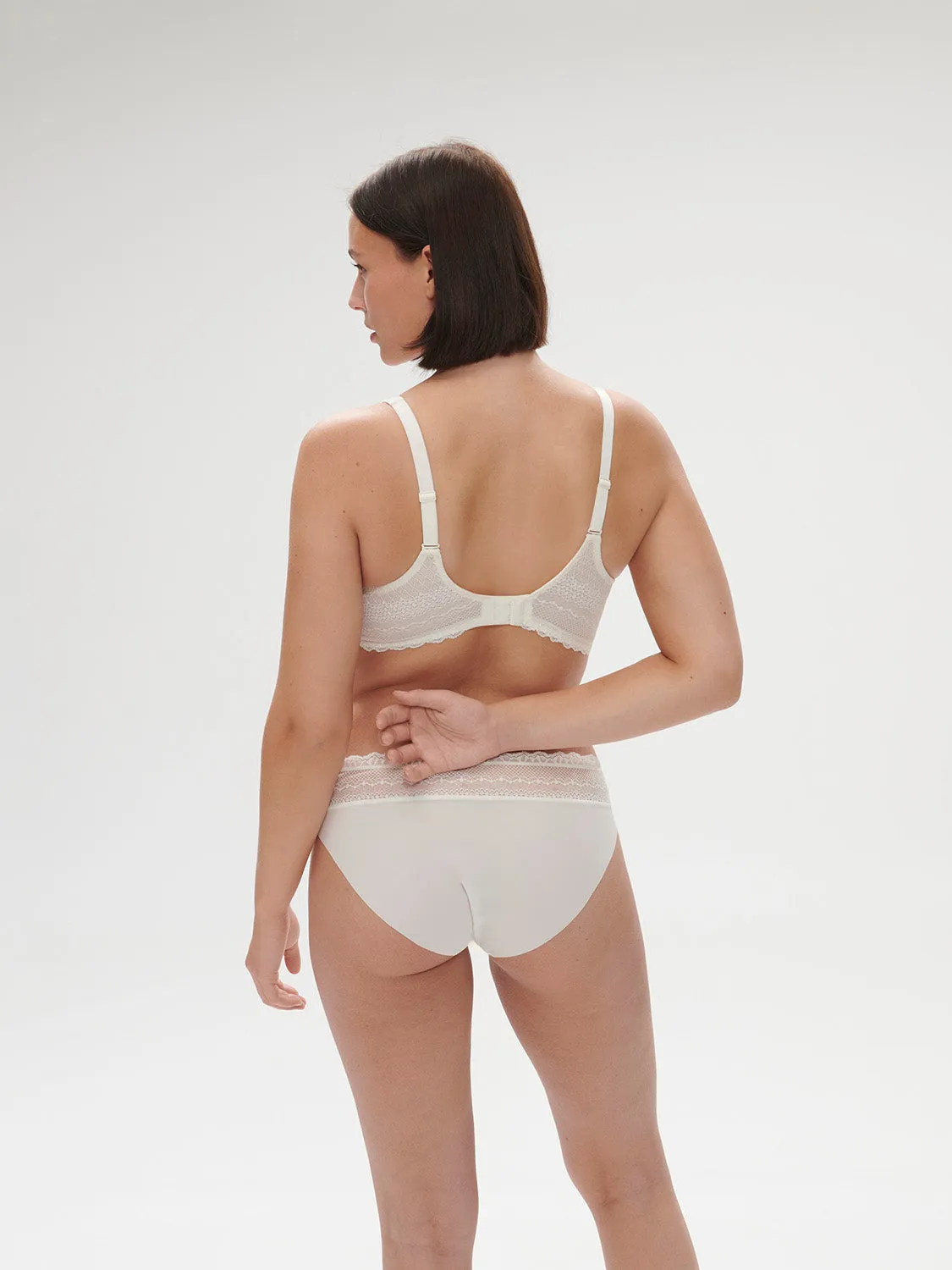 Full cup support bra - Natural