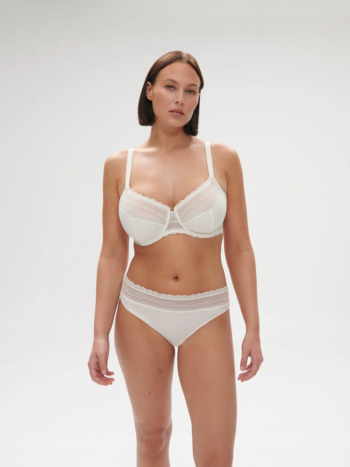 Full cup support bra - Natural