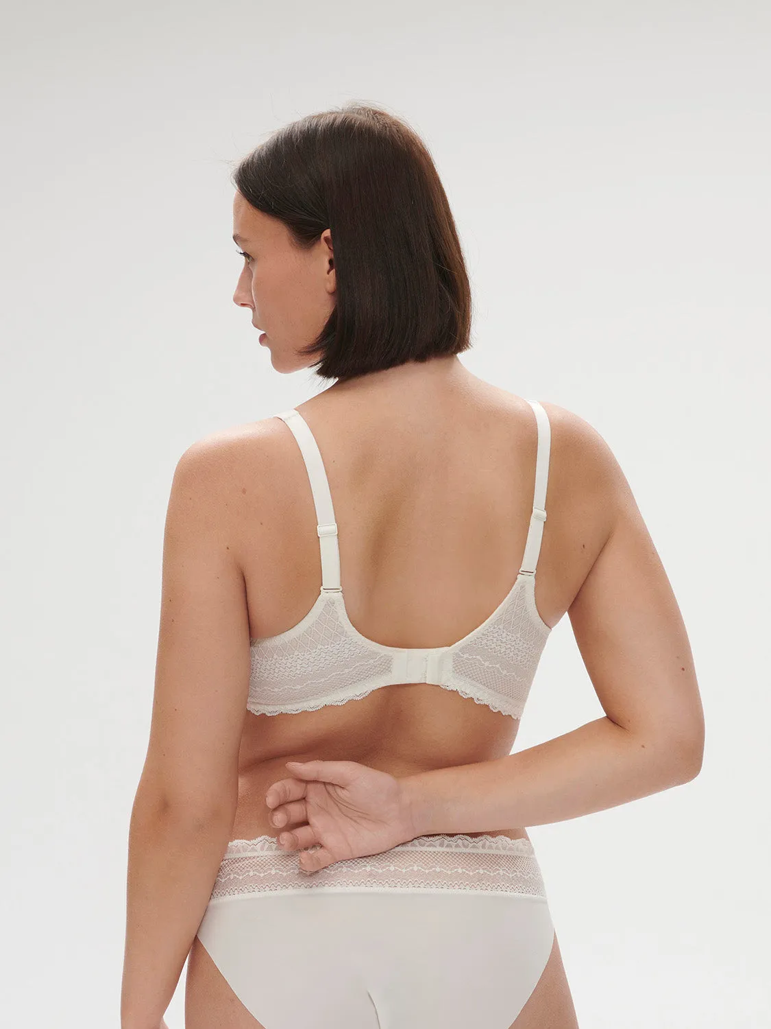 Full cup support bra - Natural
