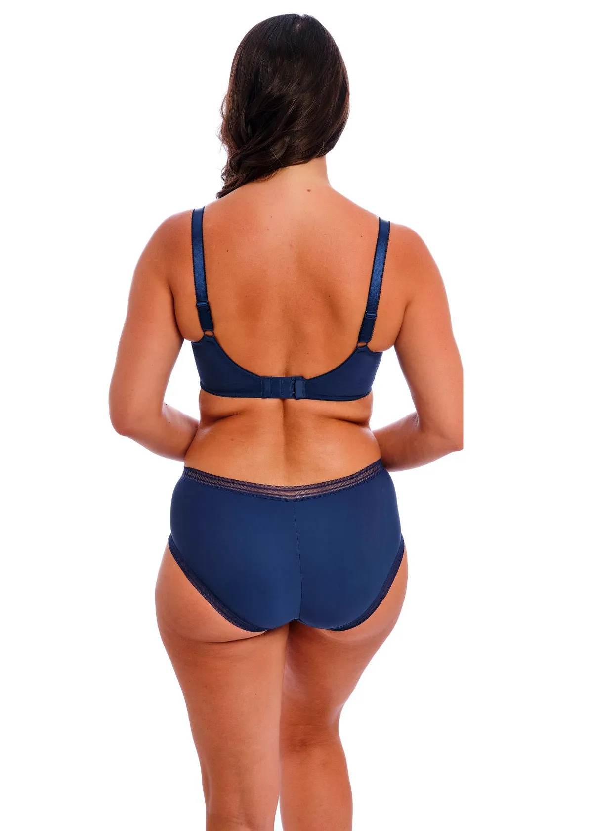 Fusion Lace Full Cup Side Support Bra In French Navy - Fantasie