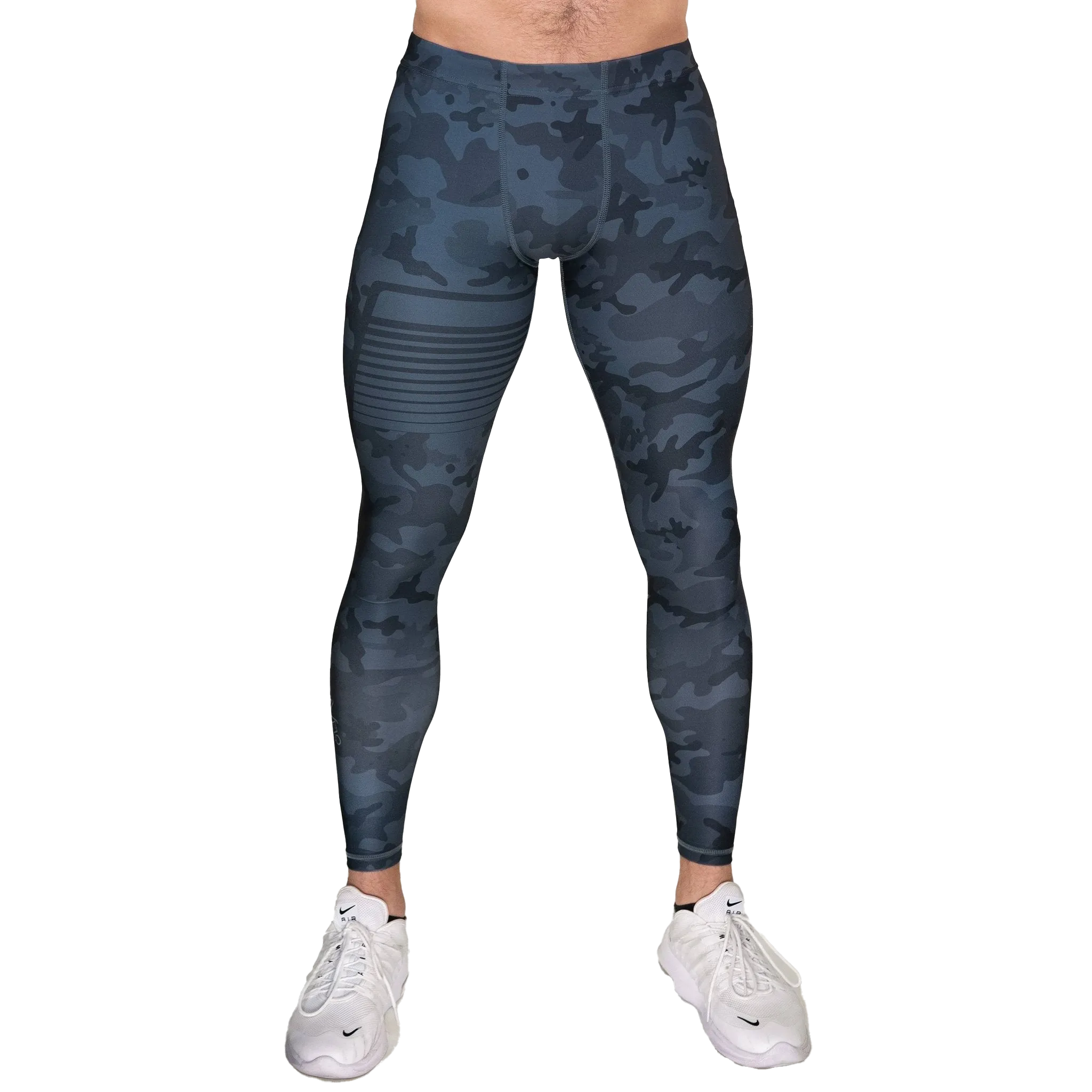 Gavelo Sniper Blue Camo Compression Pants