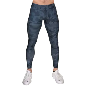 Gavelo Sniper Blue Camo Compression Pants