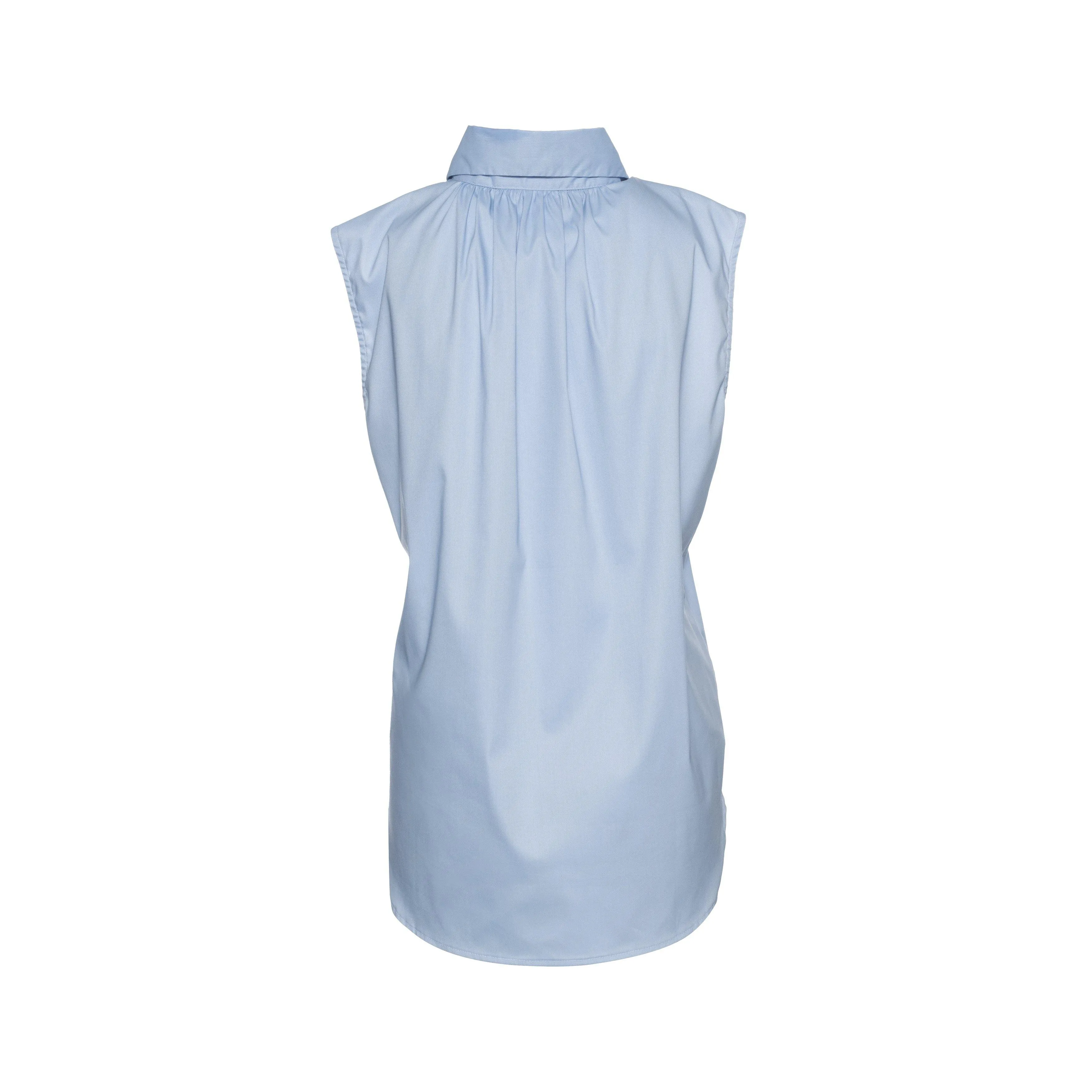Geneva Sleeveless Popover in brrr° Oxford