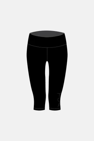 Girls 3/4 Length Tights - Logo