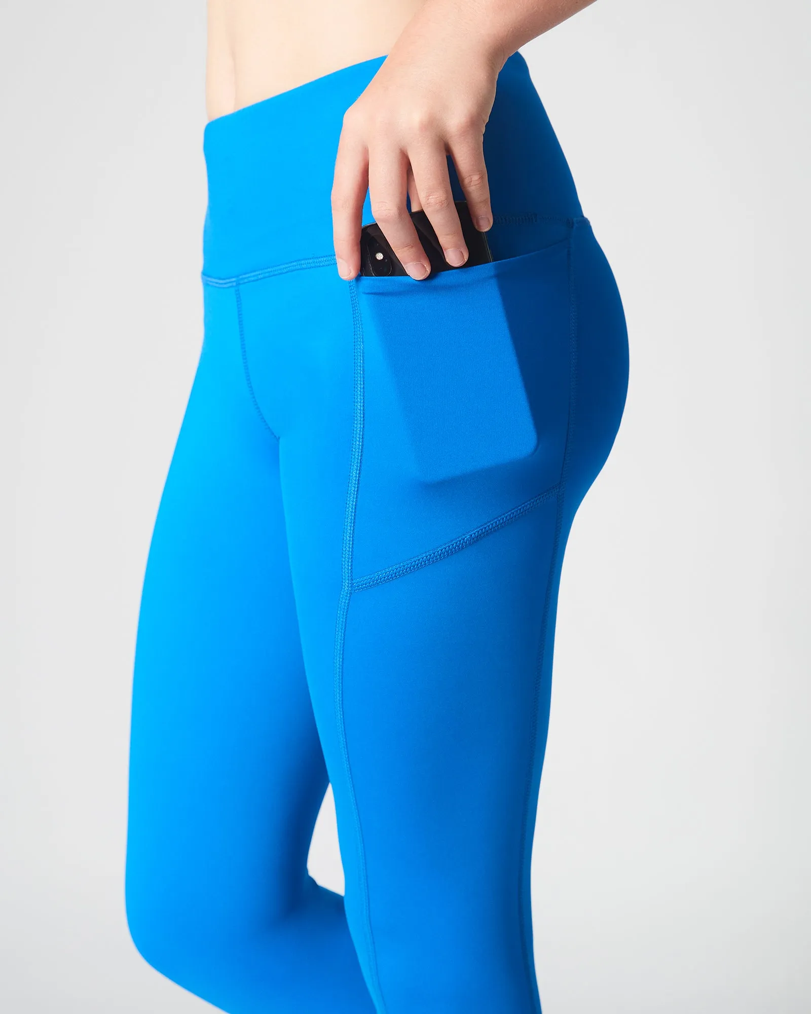 Girls Cobalt Blue Long Leggings