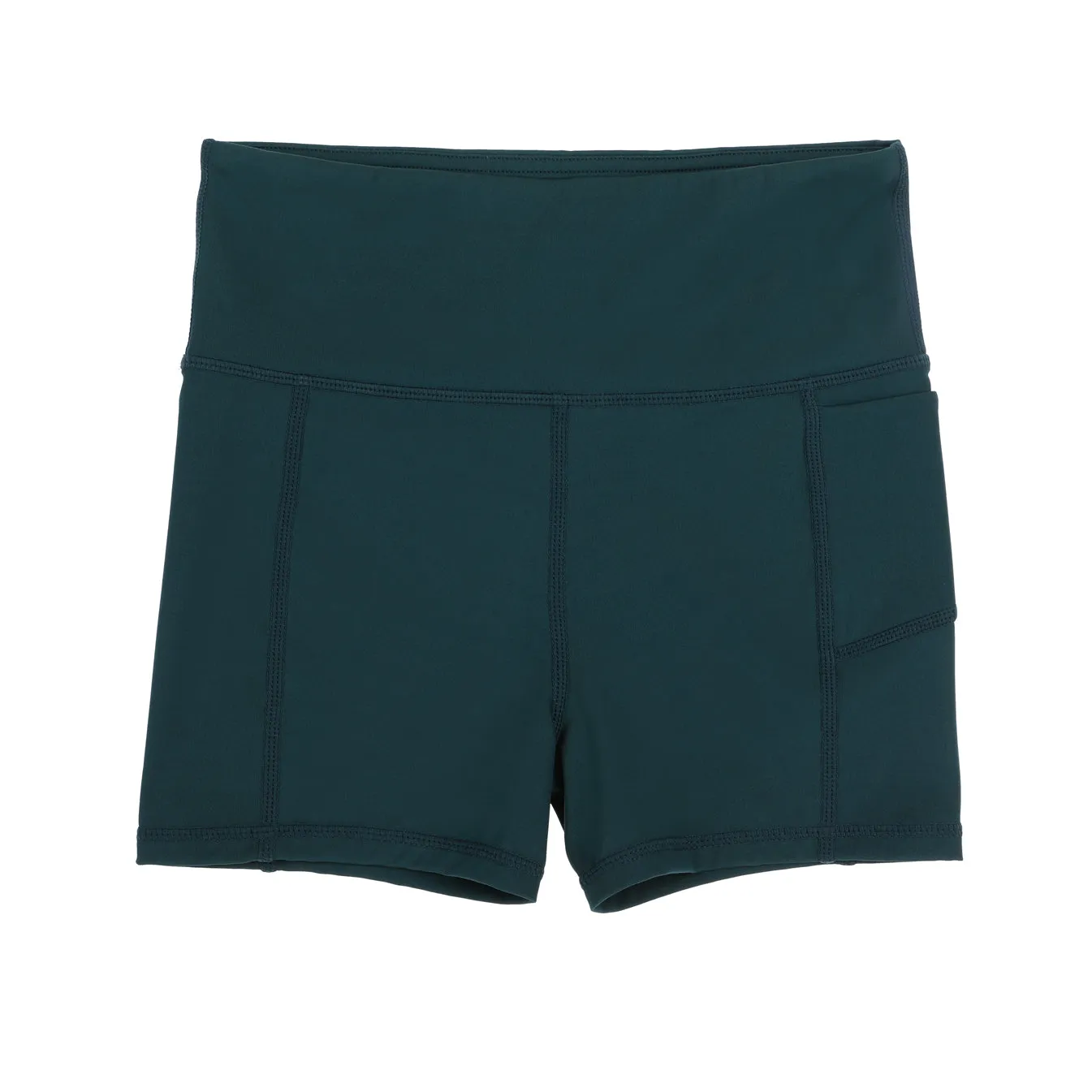 Girls Forest Green Bike Shorts