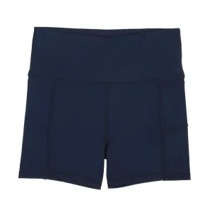 Girls Navy Bike Shorts