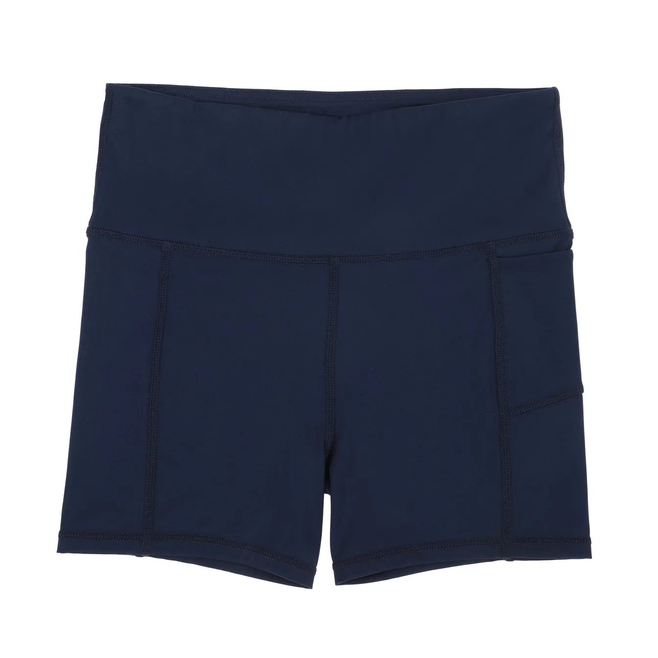 Girls Navy Bike Shorts