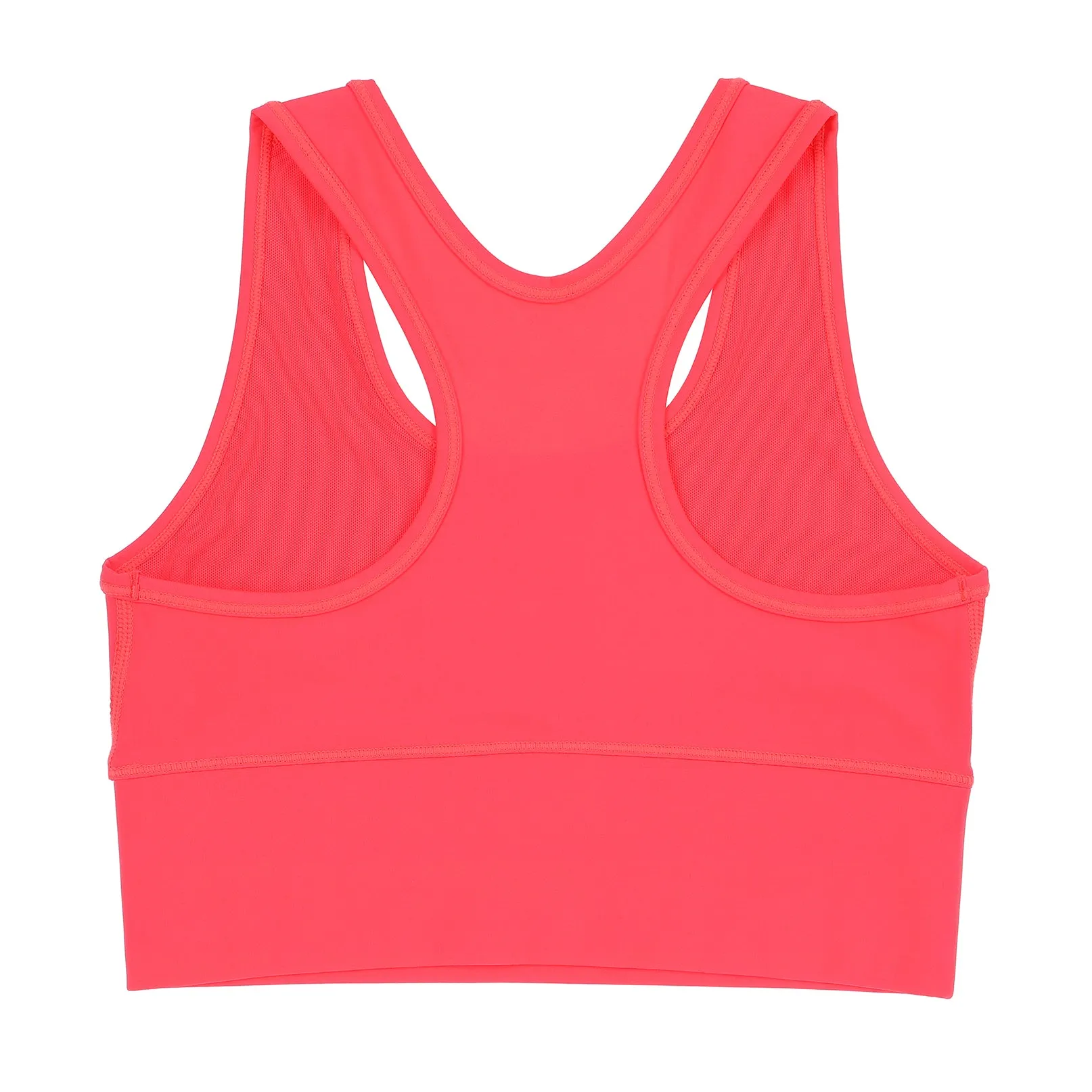 Girls Neon Orange Crop Top