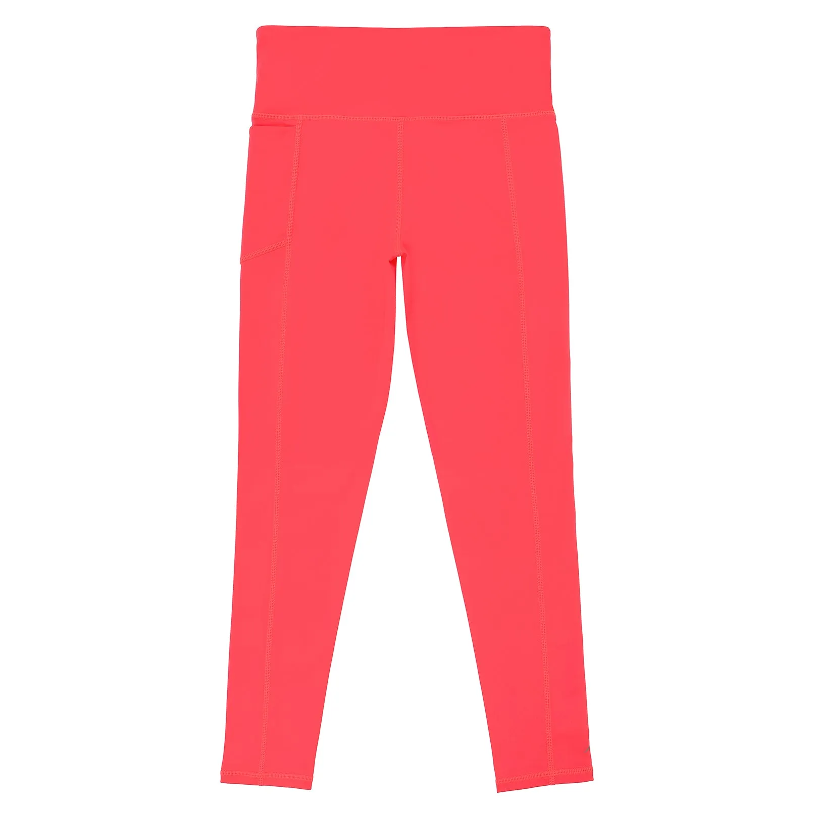 Girls Neon Orange Long Leggings
