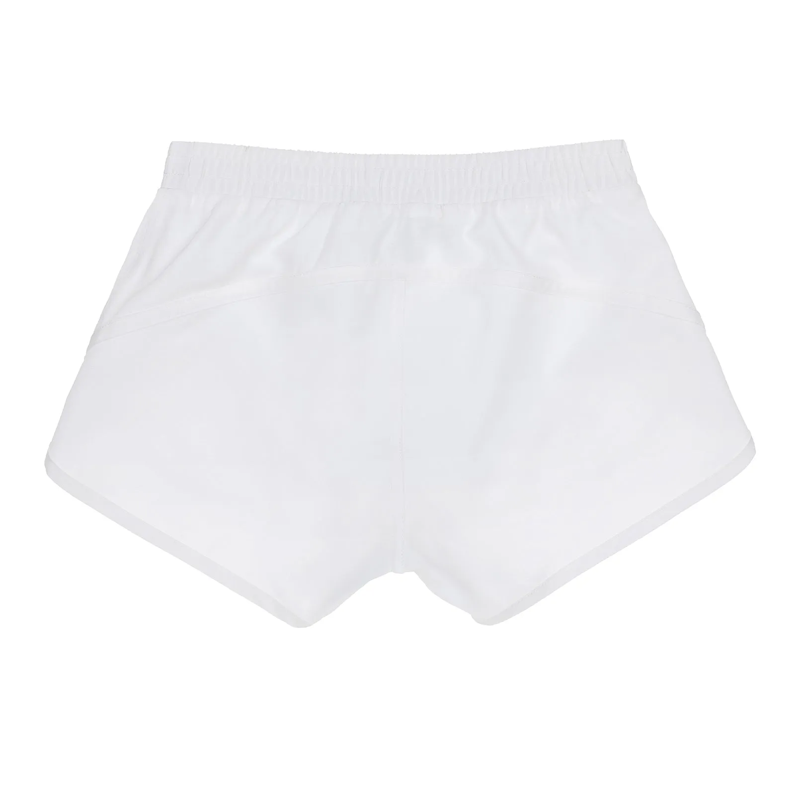 Girls White Recycled Fibre Shorts with Internal Brief