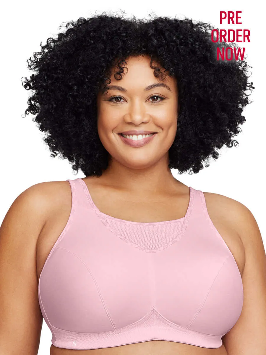 Glamorise Bra 1066 - No-Bounce Camisole Sports Bra - Pink