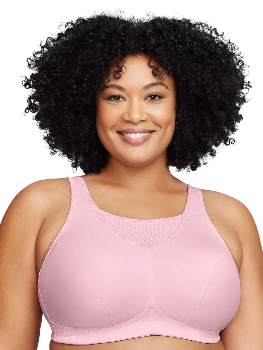 Glamorise Bra 1066 - No-Bounce Camisole Sports Bra - Pink
